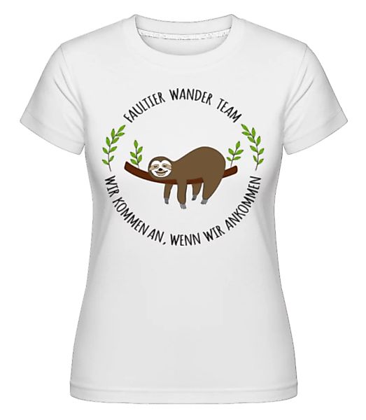 Faultier Wander Team · Shirtinator Frauen T-Shirt günstig online kaufen
