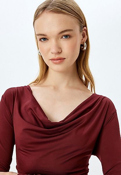 Koton T-Shirt Langärmelig Degaje Kragen T-Shirt günstig online kaufen