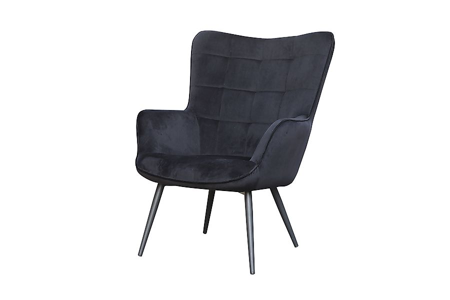 byLIVING Sessel Uta (Bezug: Samt, Webstoff, günstig online kaufen