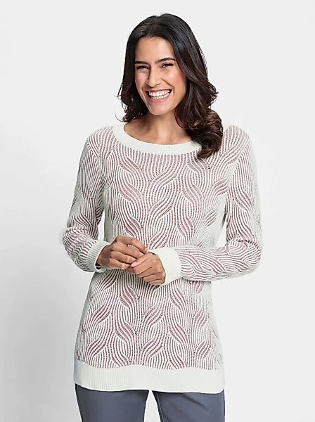 Inspirationen Strickpullover "Jacquard-Pullover" günstig online kaufen