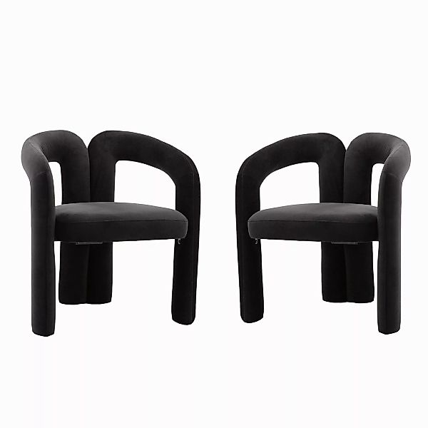 KLAM HOME Esszimmerstuhl Samt moderne Design günstig online kaufen