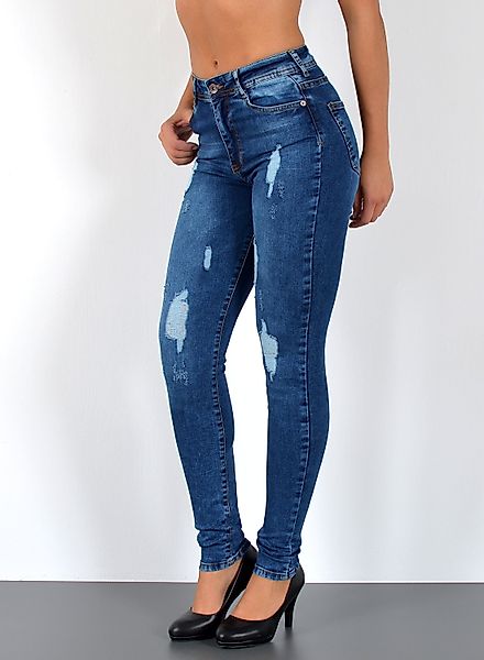 ESRA Skinny-fit-Jeans S600 Damen Skinny Fit günstig online kaufen