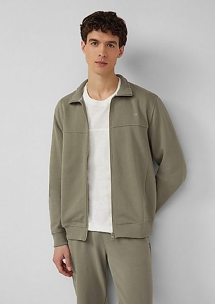 s.Oliver Sweatjacke Sweatshirt Jacke Sweatshirt-Jacke mit Stehkragen und Ei günstig online kaufen