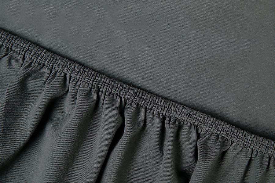 Kayori Spannbettlaken Shizu, Jersey-Elasthan, Gummizug: rundum, günstig online kaufen