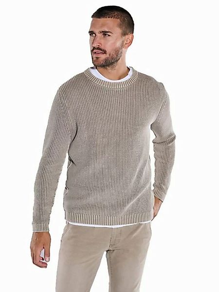 emilio adani Rundhalspullover Pullover uni günstig online kaufen