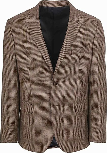 Suitable Pied De Poule Blazer Wolle Braun - Größe 56 günstig online kaufen