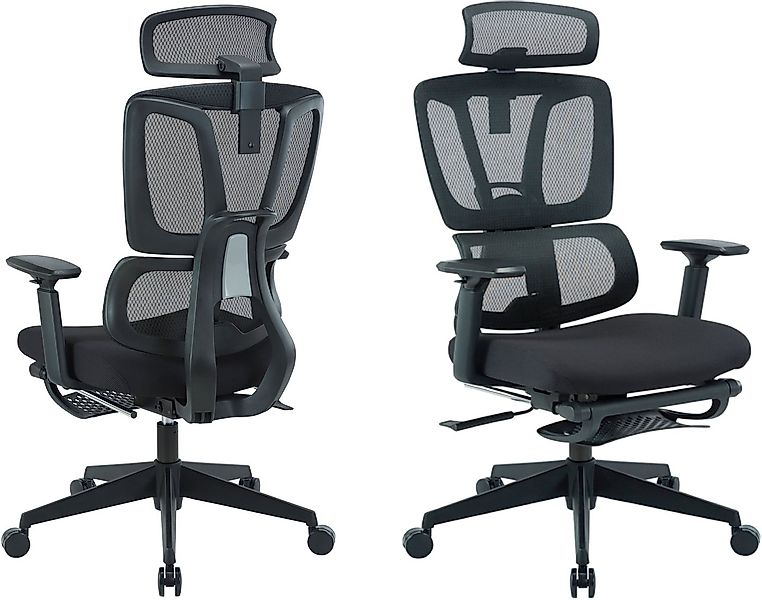 OTTO home Bürostuhl ZELLINA, mit Lordosenstütze, atmungsaktiver Sitz, auszi günstig online kaufen