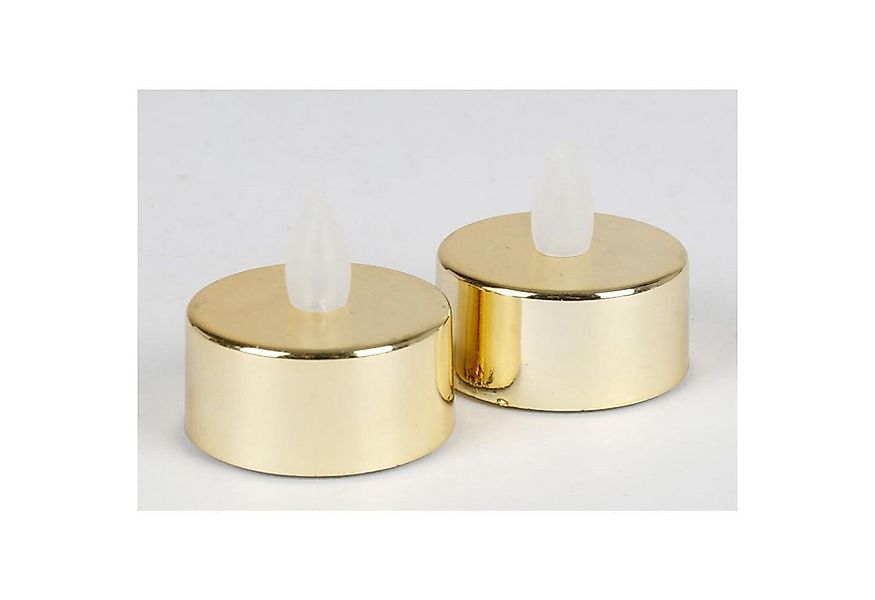 BURI Tafelkerze BURI Elektrische Teelichter LED Flackernd Metallic Glitter günstig online kaufen