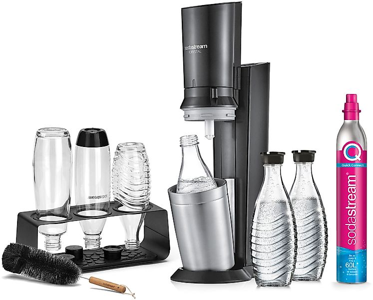SodaStream Wassersprudler »»Crystal« Mega-Bundle«, (7 tlg.), Wassersprudler günstig online kaufen
