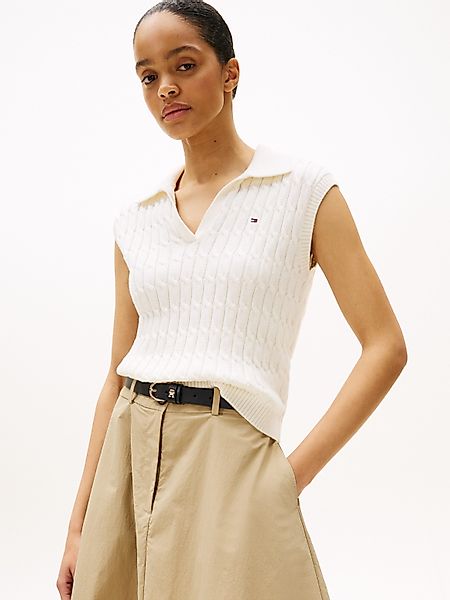 Tommy Hilfiger Pullunder CO CABLE MID günstig online kaufen