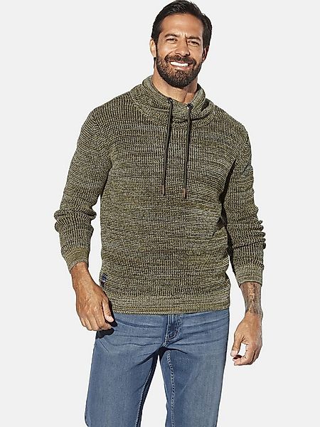 Jan Vanderstorm Schalkragenpullover LARNO mit Kordelzug günstig online kaufen