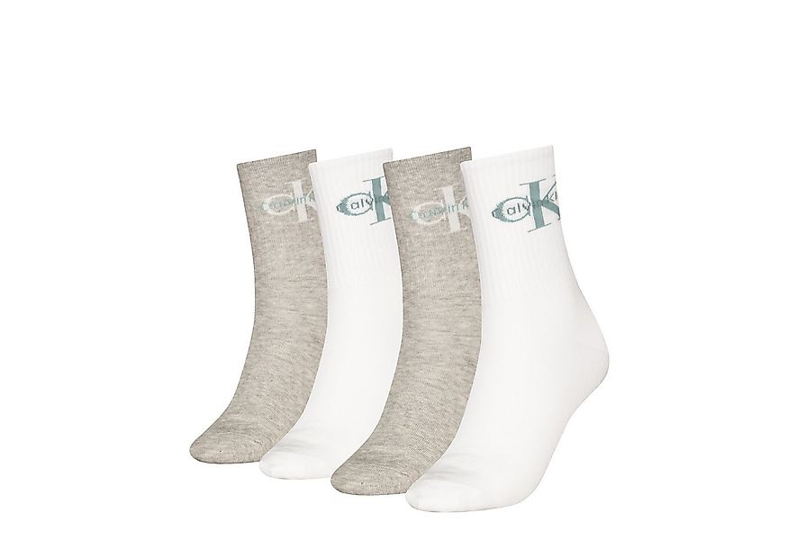 Calvin Klein Jeans Socken CKJ WOMEN SOCK 4P GIFTBOX MONOLOGO (4er Pack) günstig online kaufen