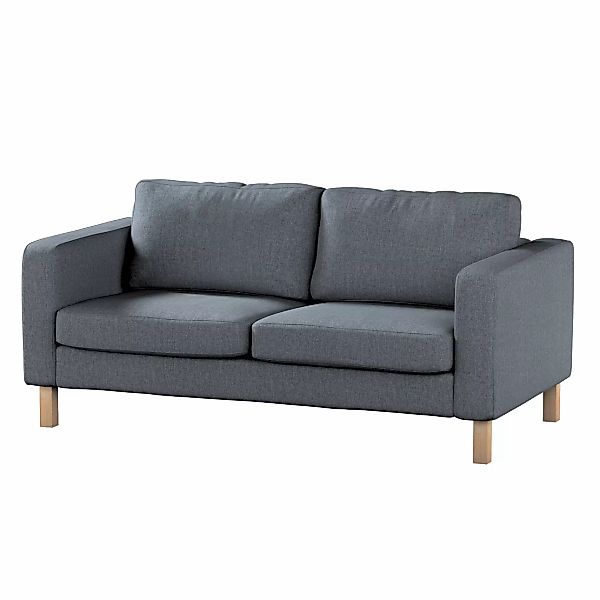 Bezug für Karlstad 2-Sitzer Sofa nicht ausklappbar, grau, Sofahusse, Karlst günstig online kaufen