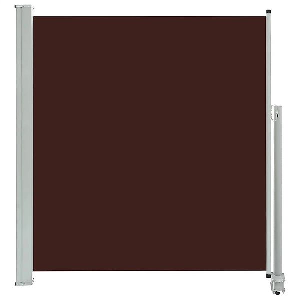 furnicato Ausziehbare Seitenmarkise 140 x 300 cm Braun günstig online kaufen