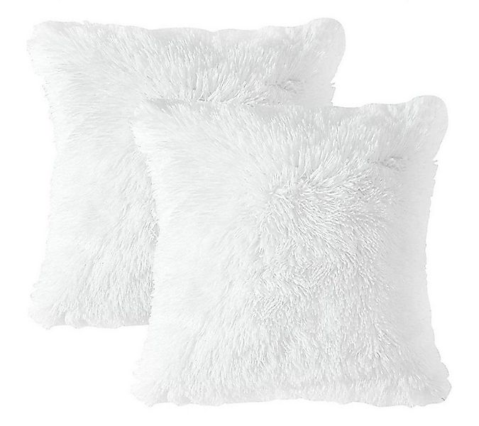 Interior by Hakito Dekokissen 2er Set Kissenbezug inklusive Füllkissen plüs günstig online kaufen