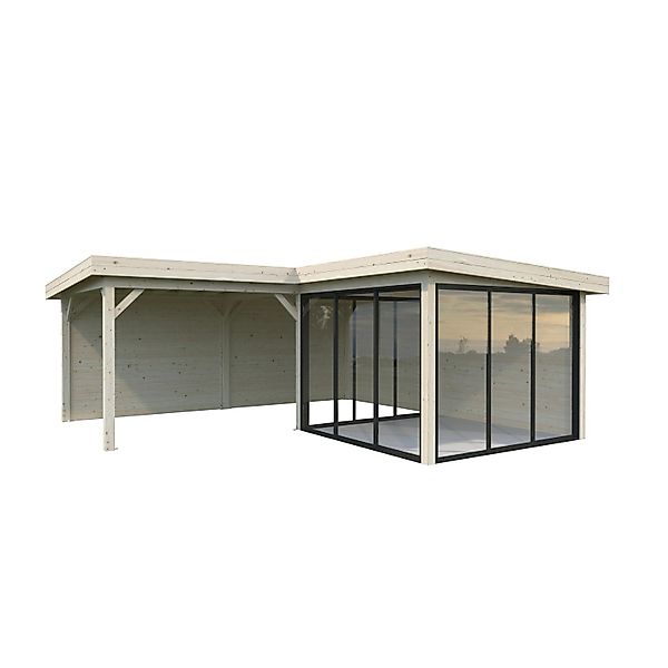 Palmako Pavillon Lenna Set 412 Slide Naturbelassen 588 cm x 588 cm FSC® günstig online kaufen