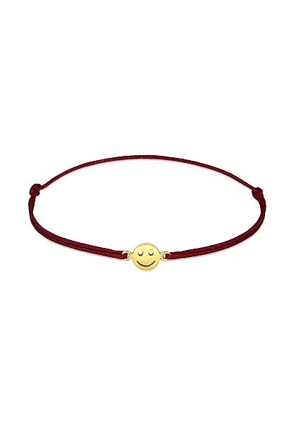 Elli Armband mit Smile Face Textil günstig online kaufen