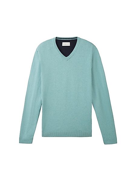 TOM TAILOR Sweatshirt Basic V-Neck Knit günstig online kaufen