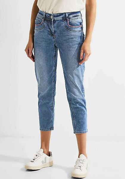 Cecil 7/8-Jeans, in blauer Waschung günstig online kaufen