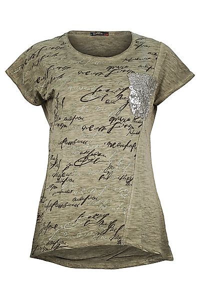 malito more than fashion Rundhalsshirt T- Shirt Lettering 46734 Shirt melie günstig online kaufen