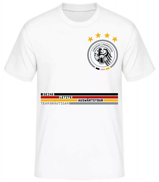 Letzte Auswärtstour Team Bräutigam · Männer Basic T-Shirt günstig online kaufen