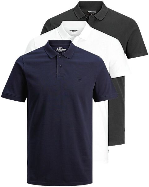 Jack & Jones Poloshirt (3er-Pack) in günstig online kaufen