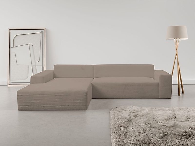 WERK2 Ecksofa »Zeus-XL, Mega-Sofa mit großer Sitztiefe, Stellmaße 311cm x 2 günstig online kaufen