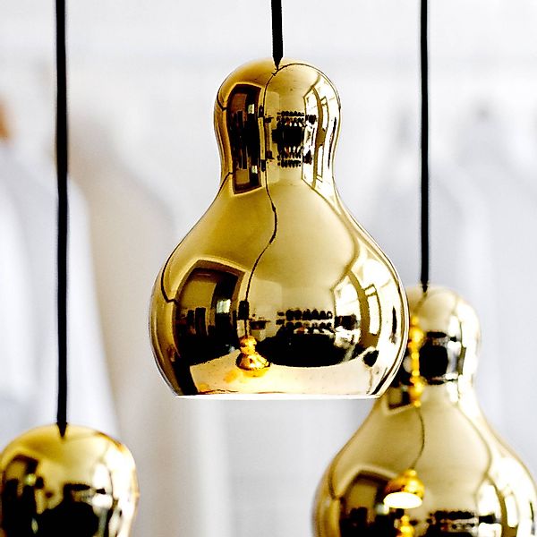 FRITZ HANSEN Calabash P1 Hängeleuchte, gold günstig online kaufen