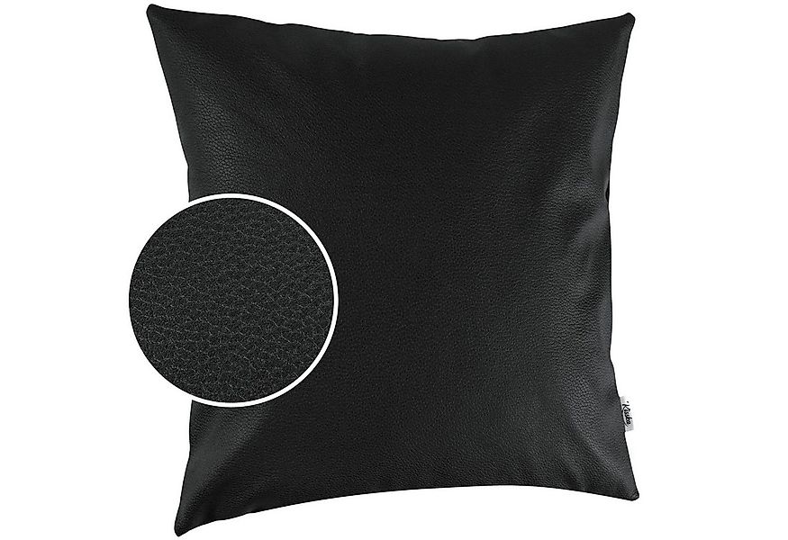 Kisska Dekokissen Kissenhülle KUMO atmungsaktive Kunstleder Kissenbezug Zie günstig online kaufen