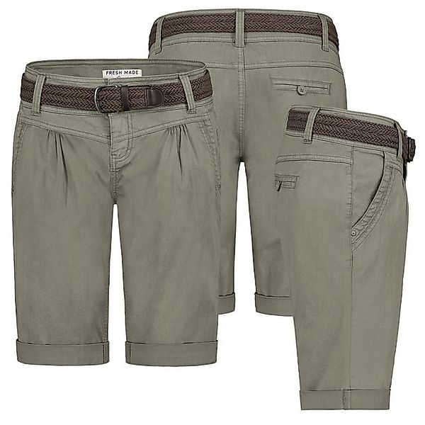 SUBLEVEL Bermudas Damen Short Bermuda kurze Hose Sommer Chino Stoff Hose mi günstig online kaufen