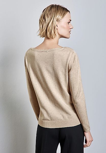 STREET ONE Strickpullover, mit Rippbündchen günstig online kaufen