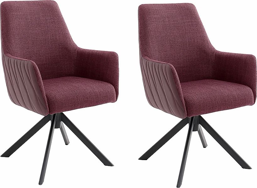 MCA furniture 4-Fußstuhl "Reynosa" (Set) 2 Stk. Esszimmerstuhl 360drehbar m günstig online kaufen