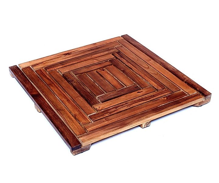 Brillibrum Badematte Duschmatte Teakholz Baderost Teak Badematte Duschmatte günstig online kaufen