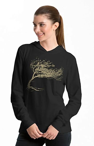 Bio-jersey-kapuzensweater Unisex "Windy Tree" günstig online kaufen