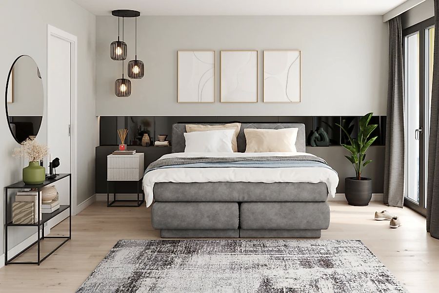Jockenhöfer Gruppe Boxspringbett "Annika" mit Bettkasten und Kaltschaum-Top günstig online kaufen
