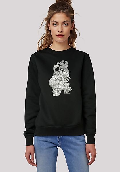 F4NT4STIC Sweatshirt "Sesamstraße Cookie Monster Pencil Drawing", Premium Q günstig online kaufen