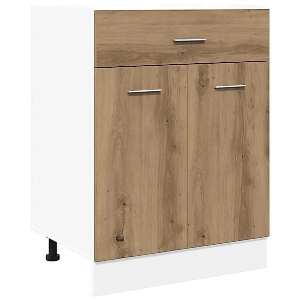 vidaXL Unterschrank Lyon Artisan-Eiche 60x46x81,5 cm Holzwerkstoff 856090 günstig online kaufen