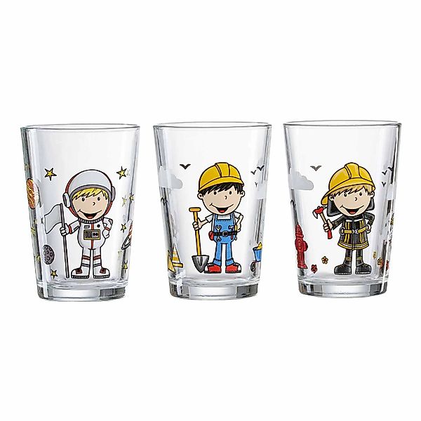 Ritzenhoff & Breker Kinderbecher »Kindergläser Berufe Jungen 205 ml 3er Set günstig online kaufen