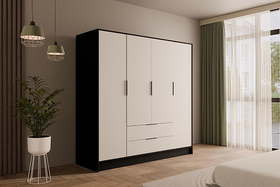 ALTDECOR Drehtürenschrank KOLIN (Kleiderschrank Garderobenschrank mit viel günstig online kaufen