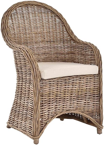 Krines Home Esszimmersessel Rattansessel Esszimmerstuhl mit günstig online kaufen