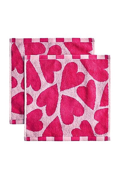 Next Handtuch Gesichtswaschlappen Herz, 2er-Pack, (2-St) günstig online kaufen