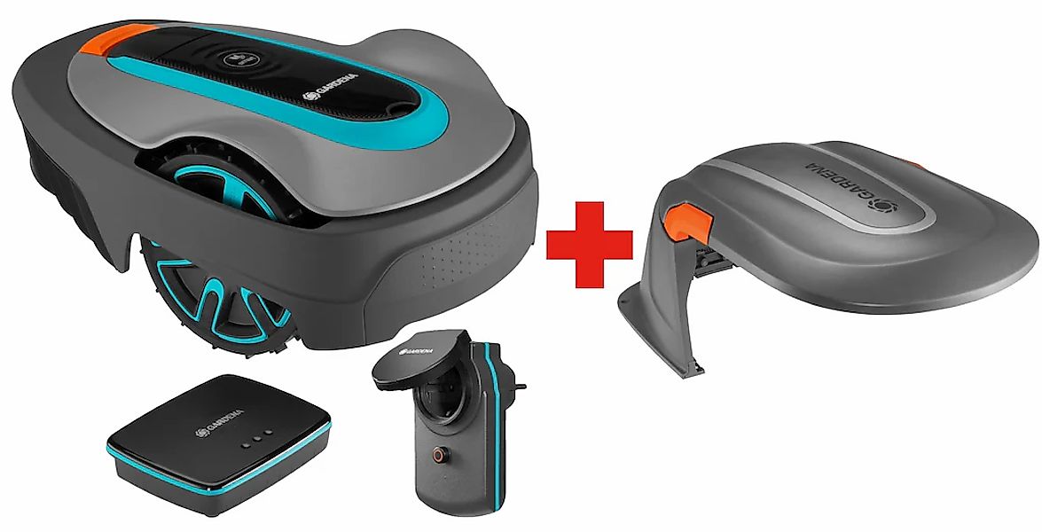 GARDENA Rasenmähroboter ""smart SILENO city" 400 m² inkl. Garage", (Set), m günstig online kaufen