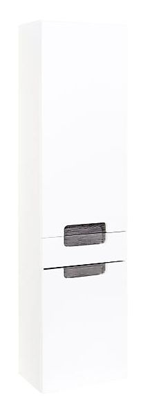 Seitenschrank 40 Siena von Held Möbel Weiss Hgl / Eiche Rauchsilber günstig online kaufen