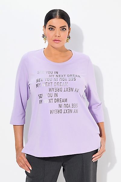Ulla Popken T-Shirt Shirt Schriftmotiv Classic günstig online kaufen