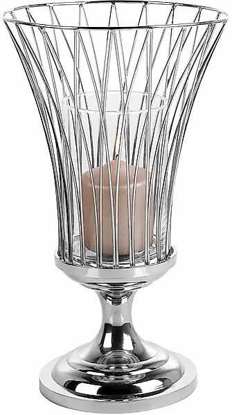 Fink Windlicht »ALLEGRA« Kerzenhalter aus Edelstahl und Glas günstig online kaufen
