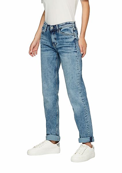 s.Oliver Gerade Jeans s.Oliver - Jeans Karolin - Regular Fit, Mid Rise, Str günstig online kaufen