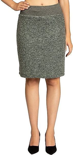 Caspar Bleistiftrock RO031 Damen Winter Bleistift Wollrock knielang günstig online kaufen