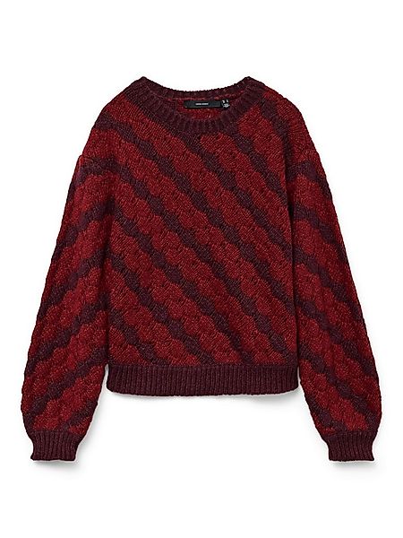 Vero Moda Strickpullover VMBUBLY LS O-NECK PULLOVER BOO günstig online kaufen
