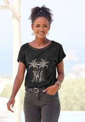 Vivance T-Shirt mit modischem Frontdruck aus günstig online kaufen