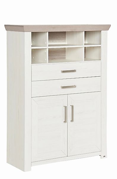 set one by Musterring Highboard "York", Typ 16, mit Holztüren und Schubkast günstig online kaufen